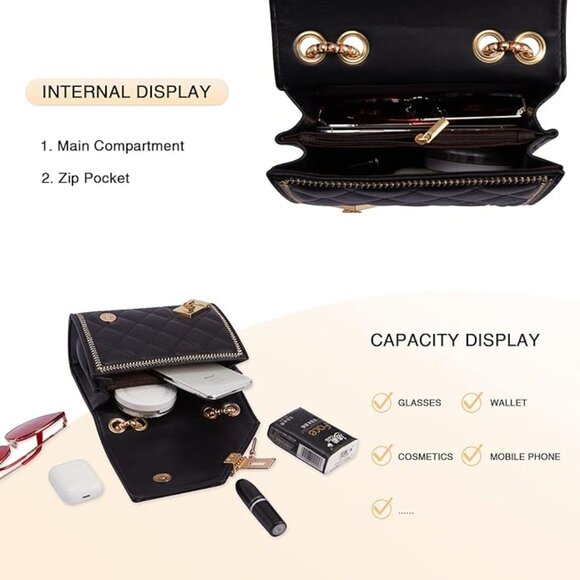 Leather style shoulder bag - Picture 4 of 7